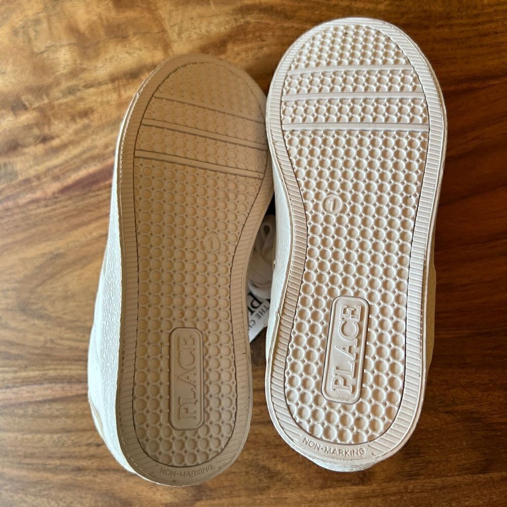 NWT Children's Place White Sneakers - Picture 5 of 5